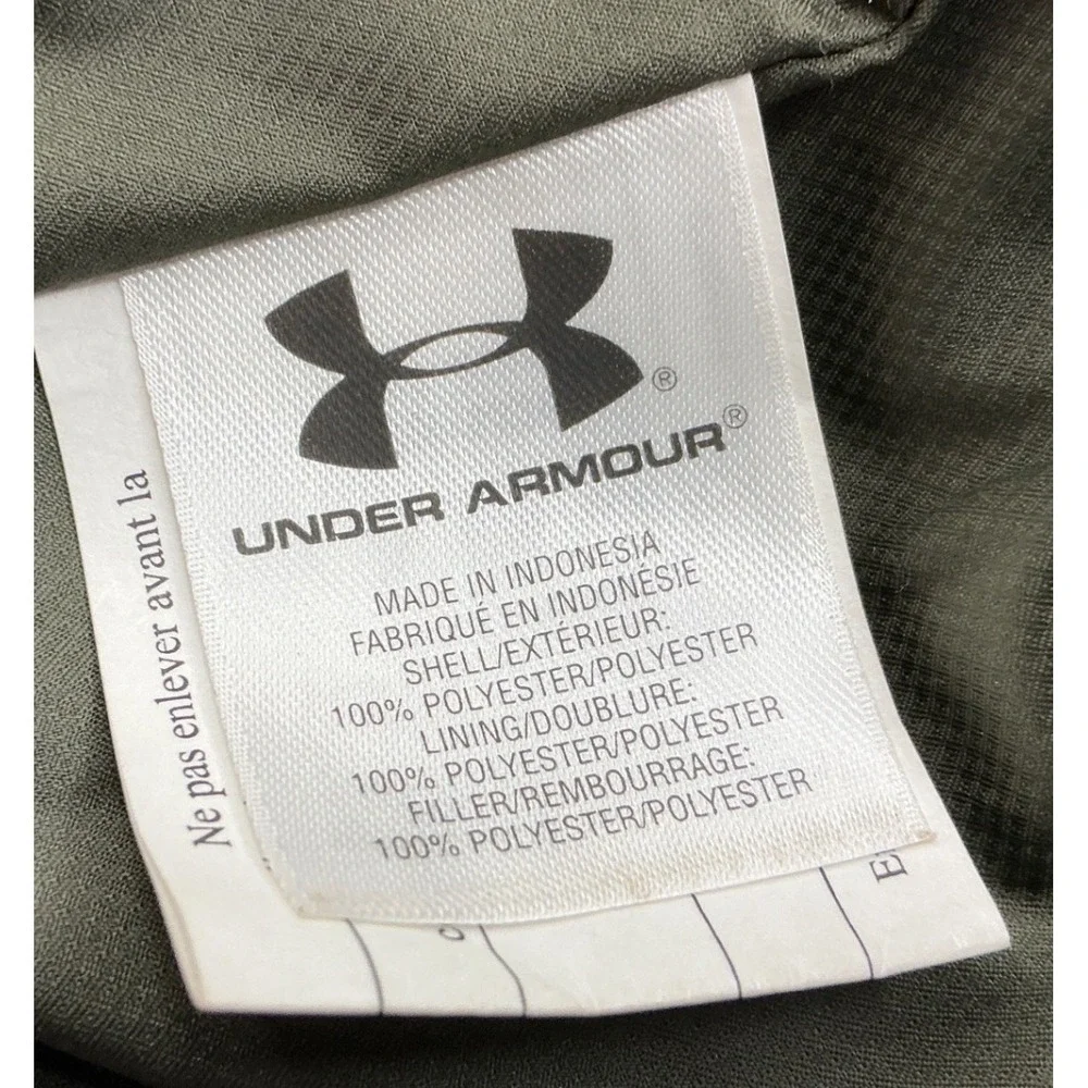 Under Armour Realtree‎ Camo Insulated Vest Hunting Outdoor Green Orange Mens M
